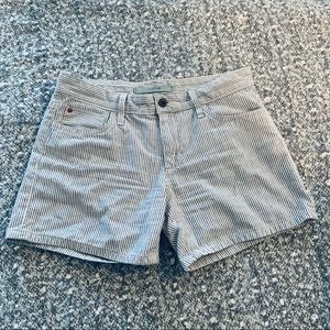 Joe’s Jeans Gray White Striped Size 28 Shorts